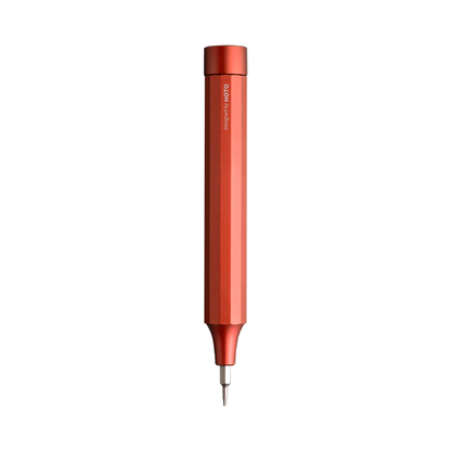 HOTO 24-in-1 Precision Screwdriver Red pen with a white background