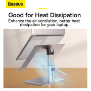 Baseus Metal Adjustable Laptop Stand Silver