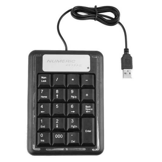 Wired USB Numeric Desktop Keypad