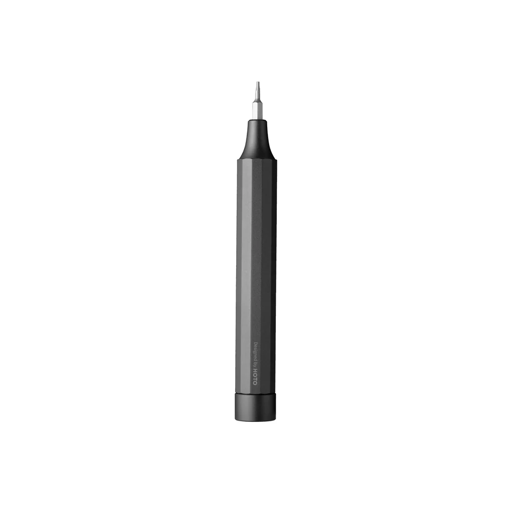 HOTO 24-in-1 Precision Screwdriver Black mechanical pencil on a white background