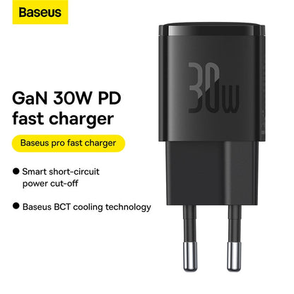 Baseus Cube Pro 30W USB-C PD Fast Charger EU (GaN5)
