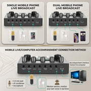 Recording Mic Set w/ Sound Card