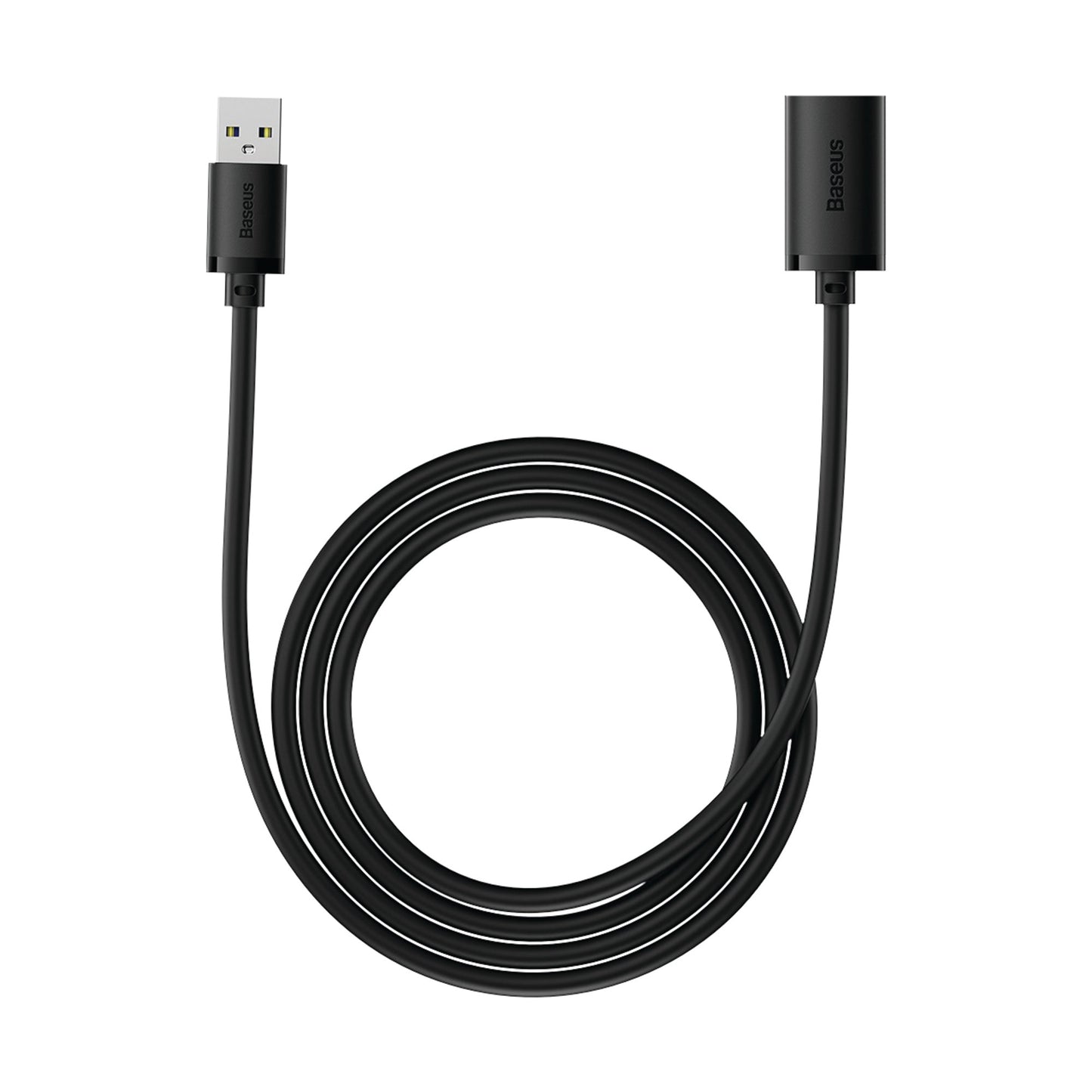 Baseus AirJoy Series USB Extension Cable black on white background