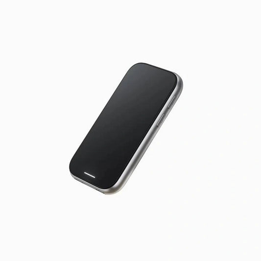 Rokid Station 2 Spatial Computing Hub (3‑Screen AR, Snapdragon 6 Gen 1, 5000mAh) Black smartphone on a white background