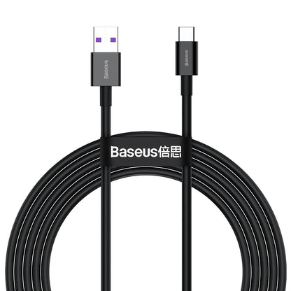 Baseus Superior Series Fast Charging and Data Cable USB to Type-C 66W 2M Black