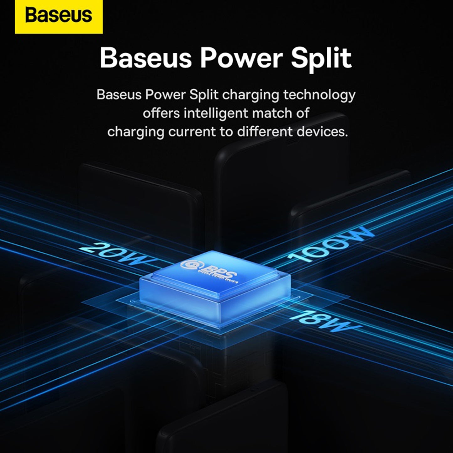 Baseus Flash Series Ⅱ 100W One-for-three Fast Charging Cable Type-C to M+L+C