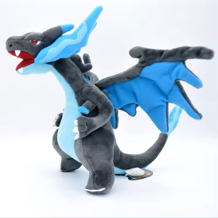 Pokémon Mega Charizard X Plush Toy | Soft 23cm Collectible Plush | Dragon/Flying-Type 6
