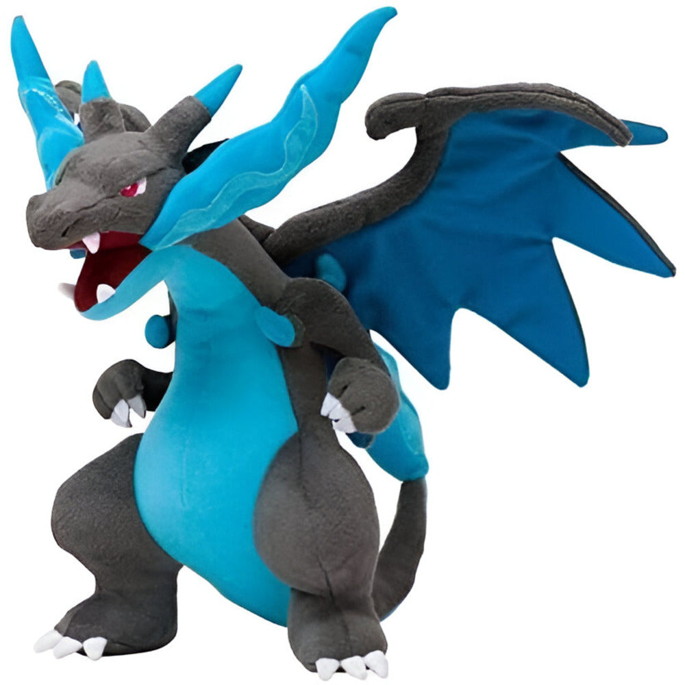 Pokémon Mega Charizard X Plush Toy | Soft 23cm Collectible Plush | Dragon/Flying-Type 2