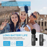 Wireless Mic K9 Type-C (2 Mic)