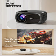 HAVIT PJ221-EU 1080P Smart Projector WiFi 2000 Lumens Portable