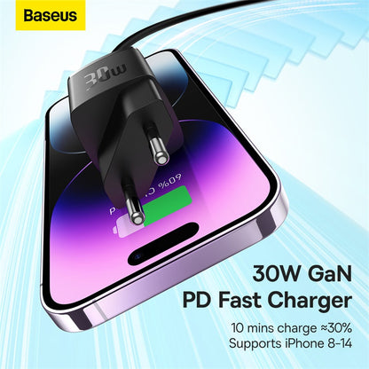 Baseus Cube Pro 30W USB-C PD Fast Charger EU (GaN5)