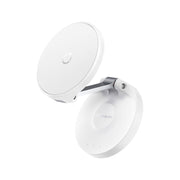 Baseus MagPro Magnetic Foldable Phone Mount moon white on white background