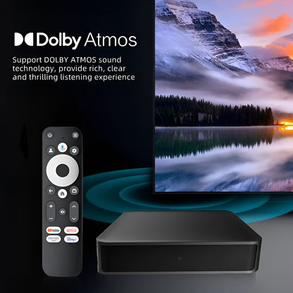 Dcolor GD2 4K Google TV Box (Android 12, 32GB, Chromecast)