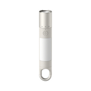 HOTO Flashlight Duo 1000 Lumens Dual-Light Rechargeable Torch White wine opener on a white background