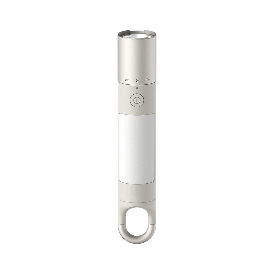 HOTO Flashlight Duo 1000 Lumens Dual-Light Rechargeable Torch White wine opener on a white background
