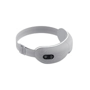 Gray sleep mask with control panel on a white background