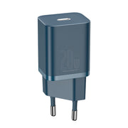 Baseus Super Si 20W Quick Charger + Type-C to iOS Cable (Blue)