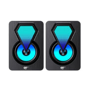 HAVIT SK210 Mini Pro USB Gaming Speakers RGB Stereo Sound