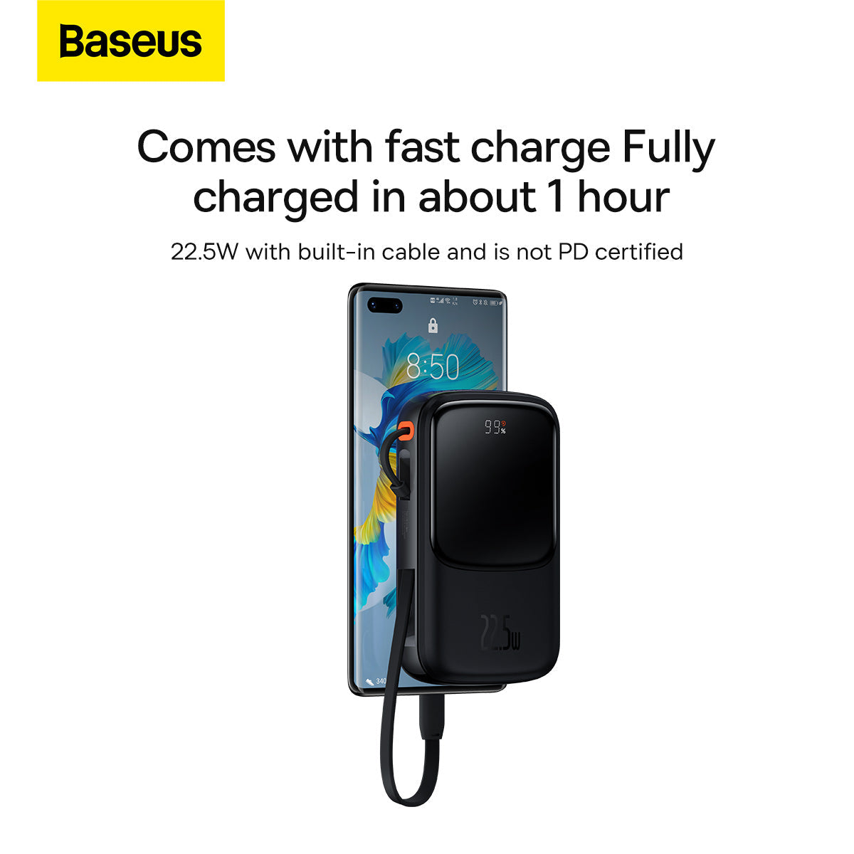 Baseus Qpow Pro Digital Display Fast Charge Power Bank 10000mAh 20W