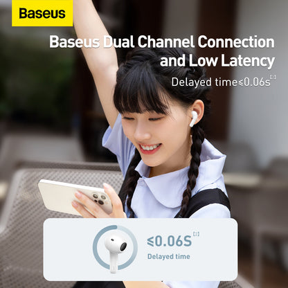 Baseus Bowie E3 True Wireless Earphones White