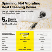 HOTO Wand Cordless Spin Scrubber