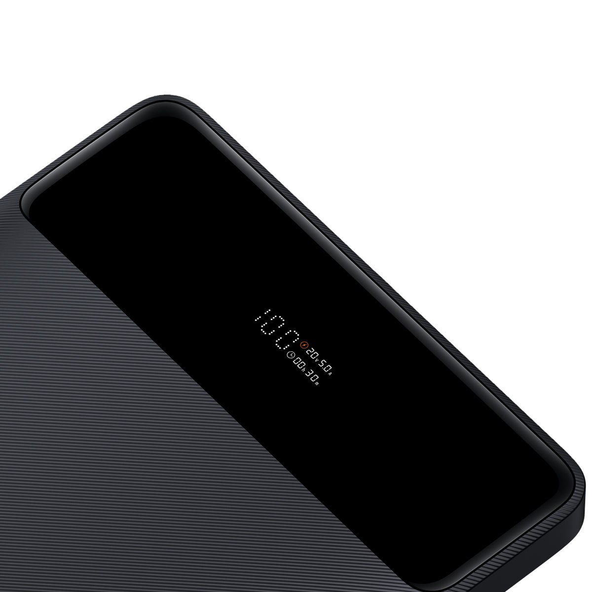 Baseus Blade Digital Display Quick Charge Power Bank 20000mAh 100W Black phone case with text on a white background
