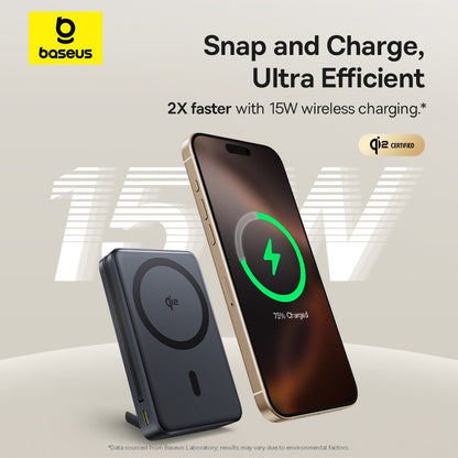 Black Nomos Qi2 Kickstand Power Bank 6