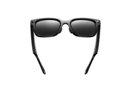 Rokid AI Glasses Style (ChatGPT & Gemini, 12MP POV Camera, Real‑Time Translation) Black sunglasses on a white background