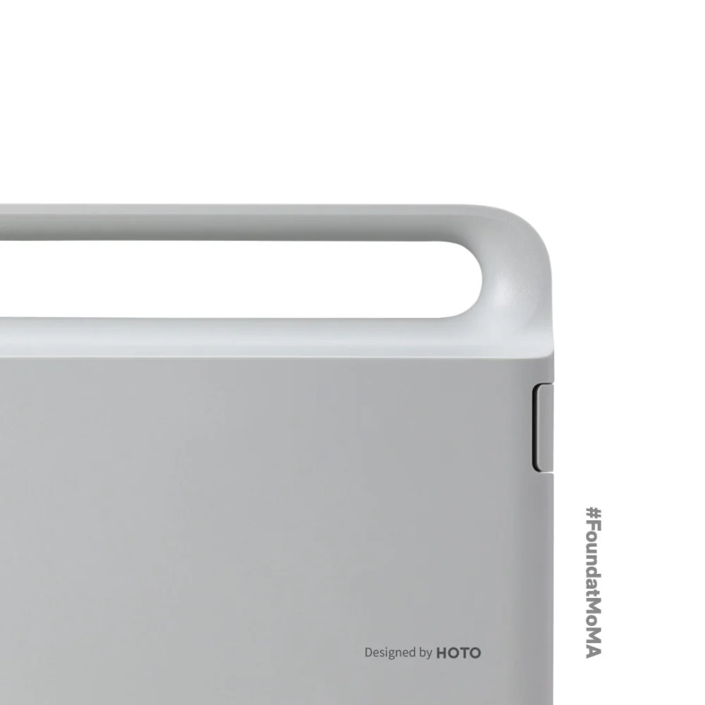 HOTO 3.6V Screwdriver Tool Set, Close-up of a gray electronic device with 'HOTO' branding on a white background