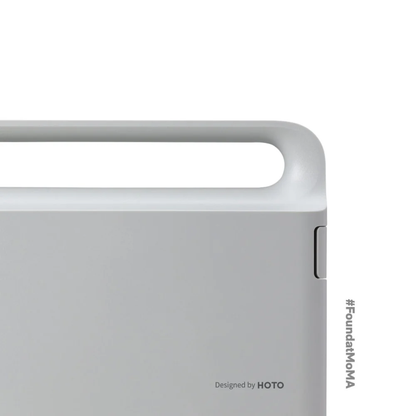 HOTO 3.6V Screwdriver Tool Set, Close-up of a gray electronic device with 'HOTO' branding on a white background