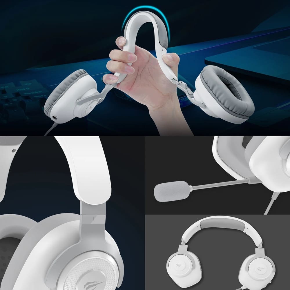 HAVIT H2230D Gaming Headset 50mm Stereo Mic 3.5mm
