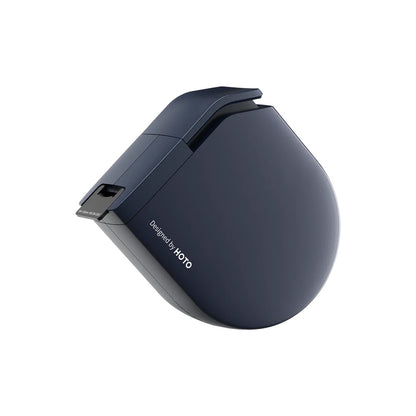 HOTO Self-locking Tape Measure, Black computer mouse with 'Designed by Hoyo' text on a white background