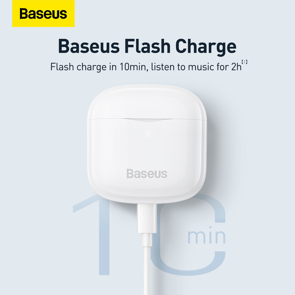 Baseus Bowie E3 True Wireless Earphones White