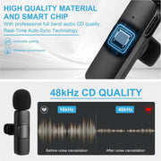 Wireless Mic K9 Type-C (2 Mic)