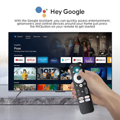 Dcolor GD2 4K Google TV Box (Android 12, 32GB, Chromecast)