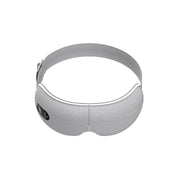 Gray sleep mask with a strap on a white background