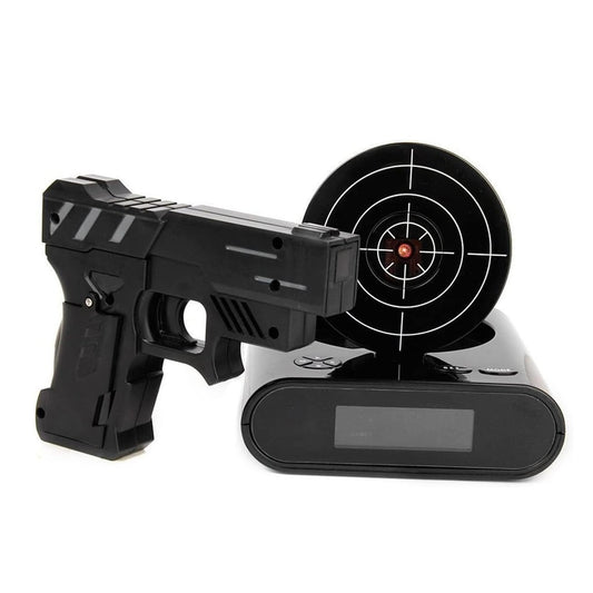 Gun & Target Alarm Clock