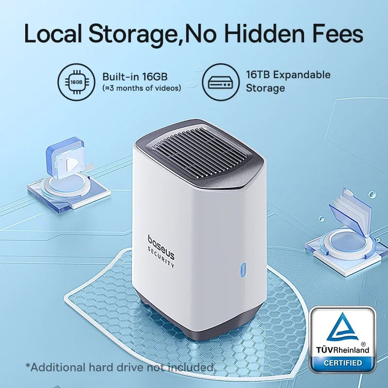 Baseus Security N1 Plus Outdoor Camera 2K 2-Cam Kit 16TB local storage Certified