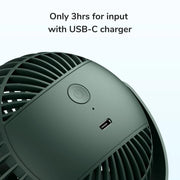 Jisulife Life1 Baby Clip Fan Portable 4000mAh Quiet Flexible with on 3 hr charge time and type c port