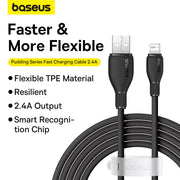 Baseus Pudding Series Fast Charging Cable USB to iP 2.4A - 2m