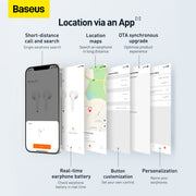 Baseus Bowie E3 True Wireless Earphones White