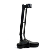 Black stand on a white background