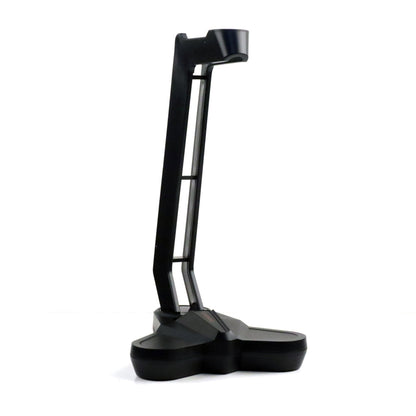 Black stand on a white background