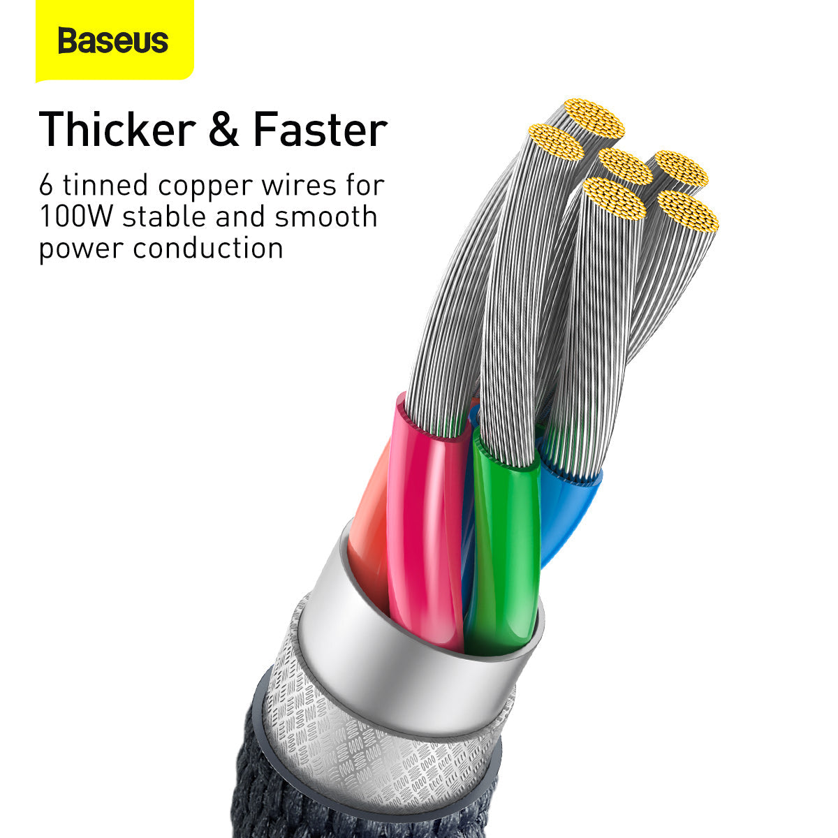 Baseus Crystal Shine Series 100W Fast Charging Data Cable USB to Type-C