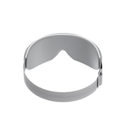 Metallic visor on a white background