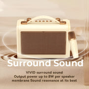 HAVIT SK823BT Retro Karaoke Bluetooth Speaker 16W FM AUX SD
