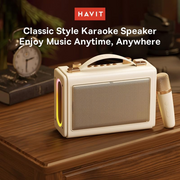 HAVIT SK823BT Retro Karaoke Bluetooth Speaker 16W FM AUX SD
