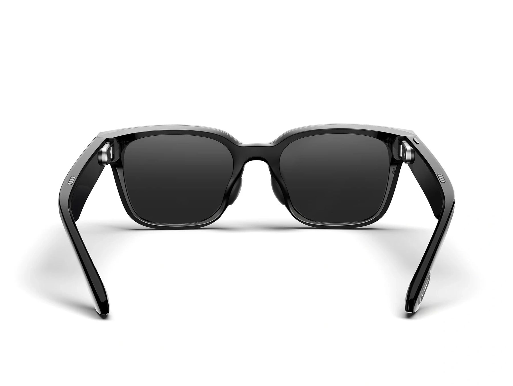 Rokid AI Glasses Style (ChatGPT & Gemini, 12MP POV Camera, Real‑Time Translation) Black sunglasses with a white background