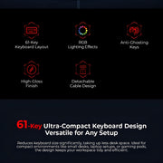HAVIT KB903L Wired RGB Mechanical Keyboard