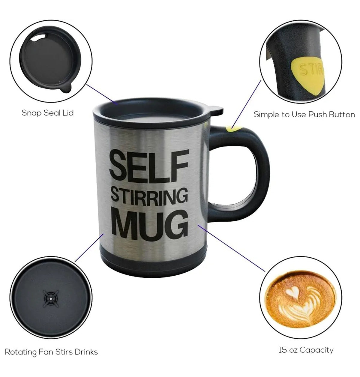 Self Stirring Mug